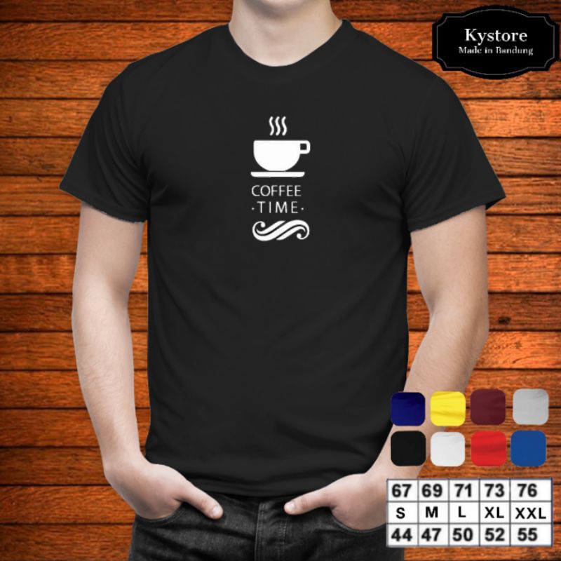 kaos kopi, cofee time