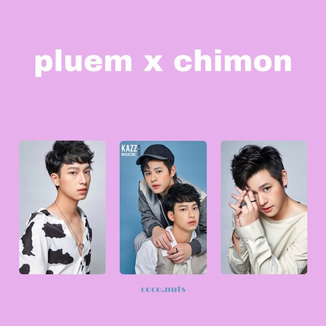 THAI ACTOR PHOTOCARD PLUEM x CHIMON