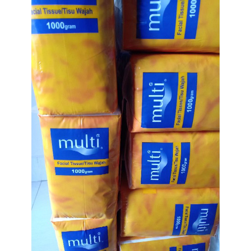 Tissue Facial MULTI 1000gr /Multiuse white tissue 1 kg/ tisue wajah serbaguna multi 1000 gr/tisu 1kg