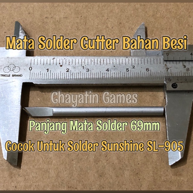 Mata Solder Model Cutter Cocok Untuk Solder 905 Bahan Besi Sesuai Foto