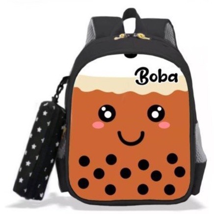 KSO_BAG - Tas Ransel Anak Terbaru Kekinian Backpack Carakter Fashion BOBA 1 Termurah