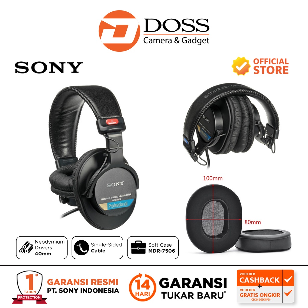 Sony MDR 7506 Headphone Profesional Sony MDR7506