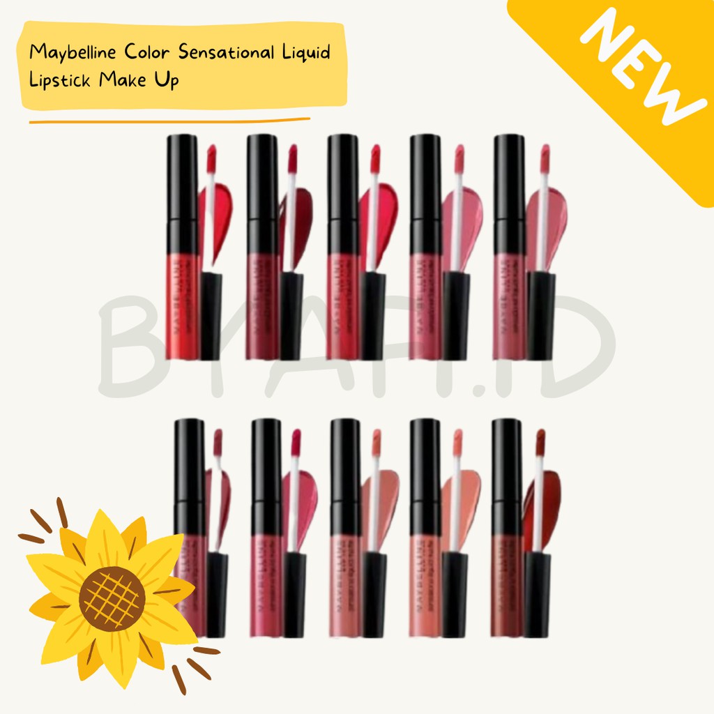 Jual [NEW] Maybelline Color Sensational Liquid Lipstick Make Up - Nude ...