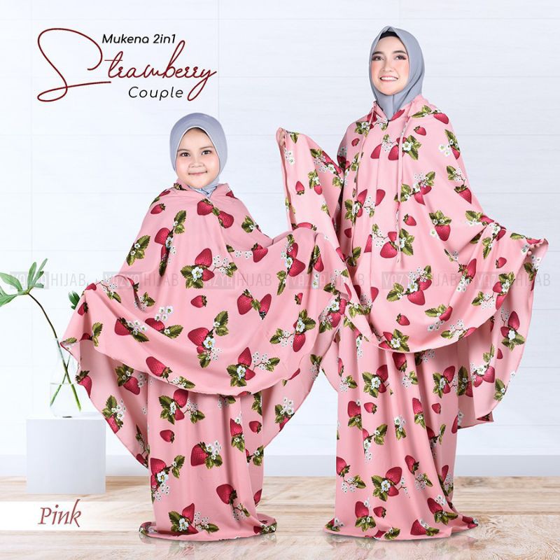 Mukena Strawberry 2in1 Couple