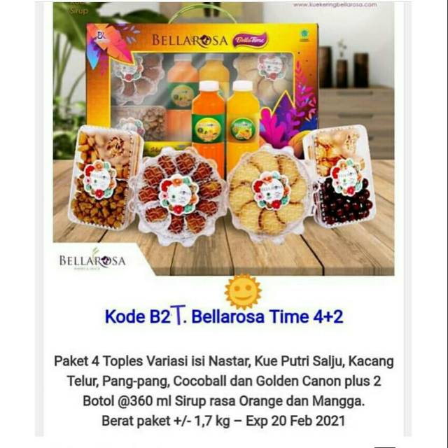 

PAKET PARCEL / KUE KERING / KUE LEBARAN / PARCEL LEBARAN / BELLAROSA