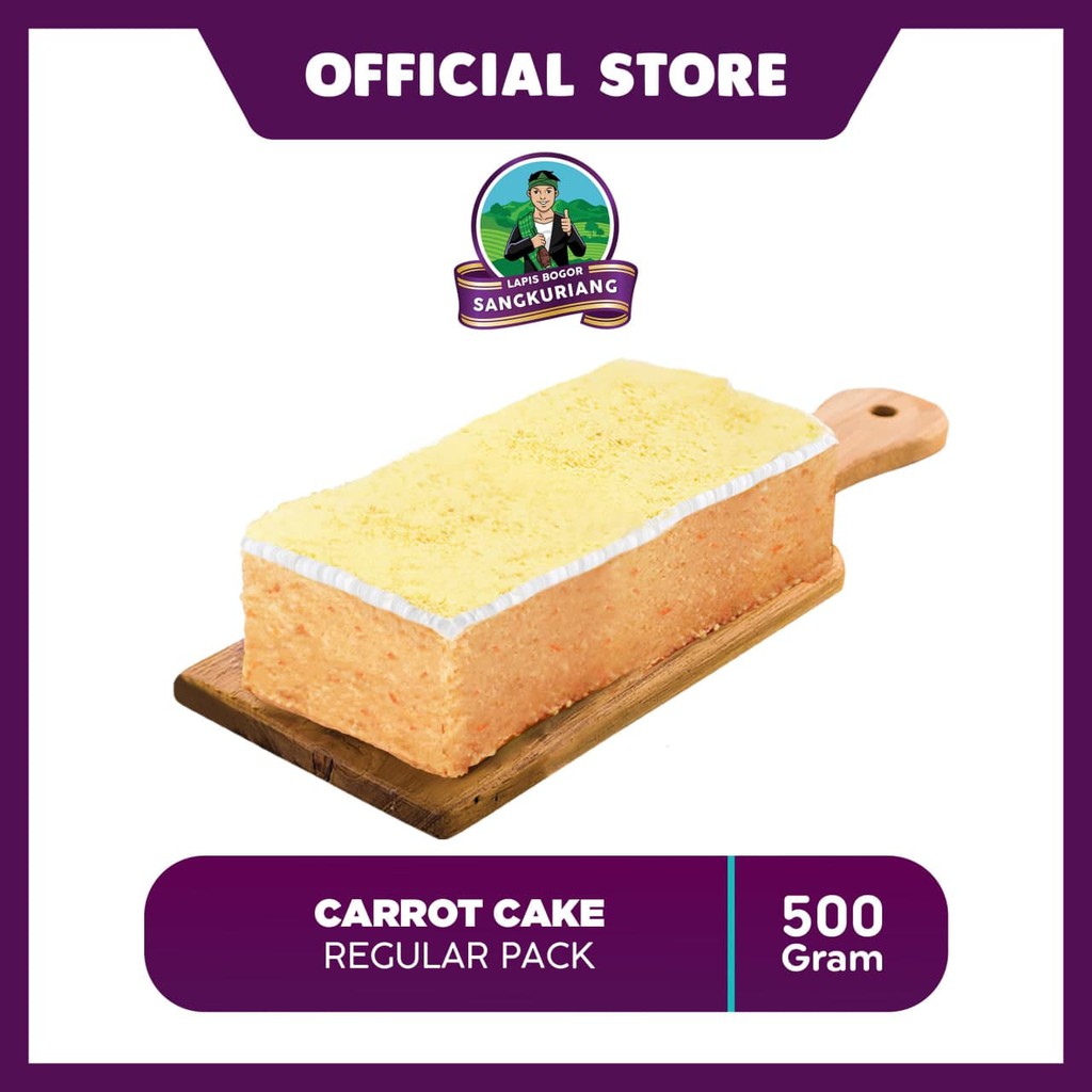 

Lapis Bogor Sangkuriang Carrot Cake - Reguler Pack (550gr)