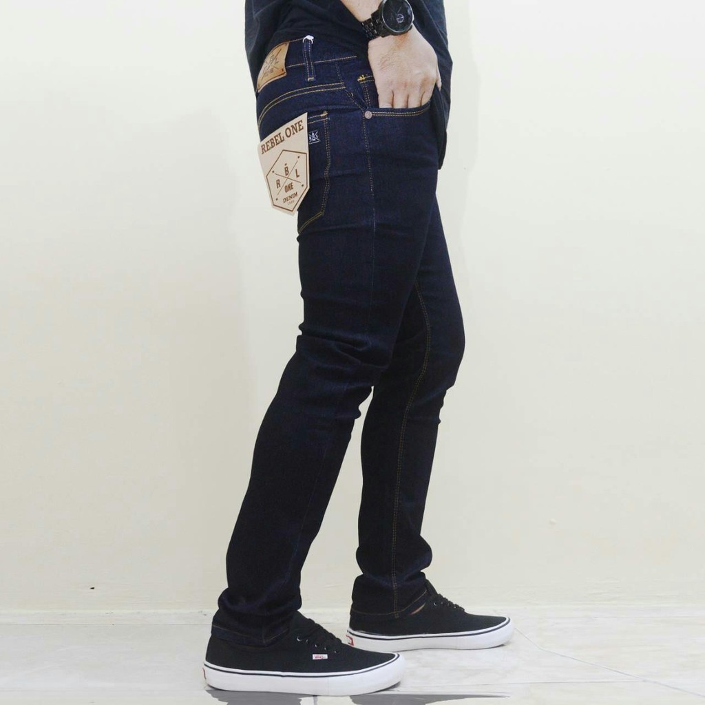 Celana jeans pria rebel one