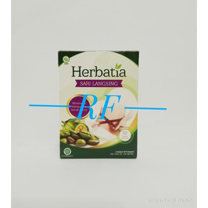 Herbatia Sari Langsing Caps isi 30