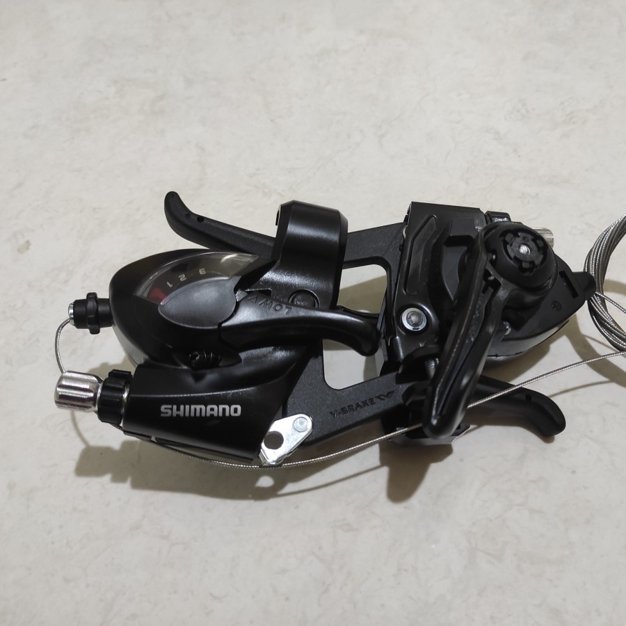 Operan Shifter Shimano Kanan 7 Speed dan Kiri 3 Speed