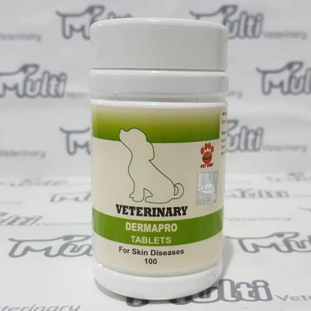 DERMAPRO PUPPY 100 Tablets RAID ALL For Skin Diseases Obat Sakit Kulit Anak Anjing