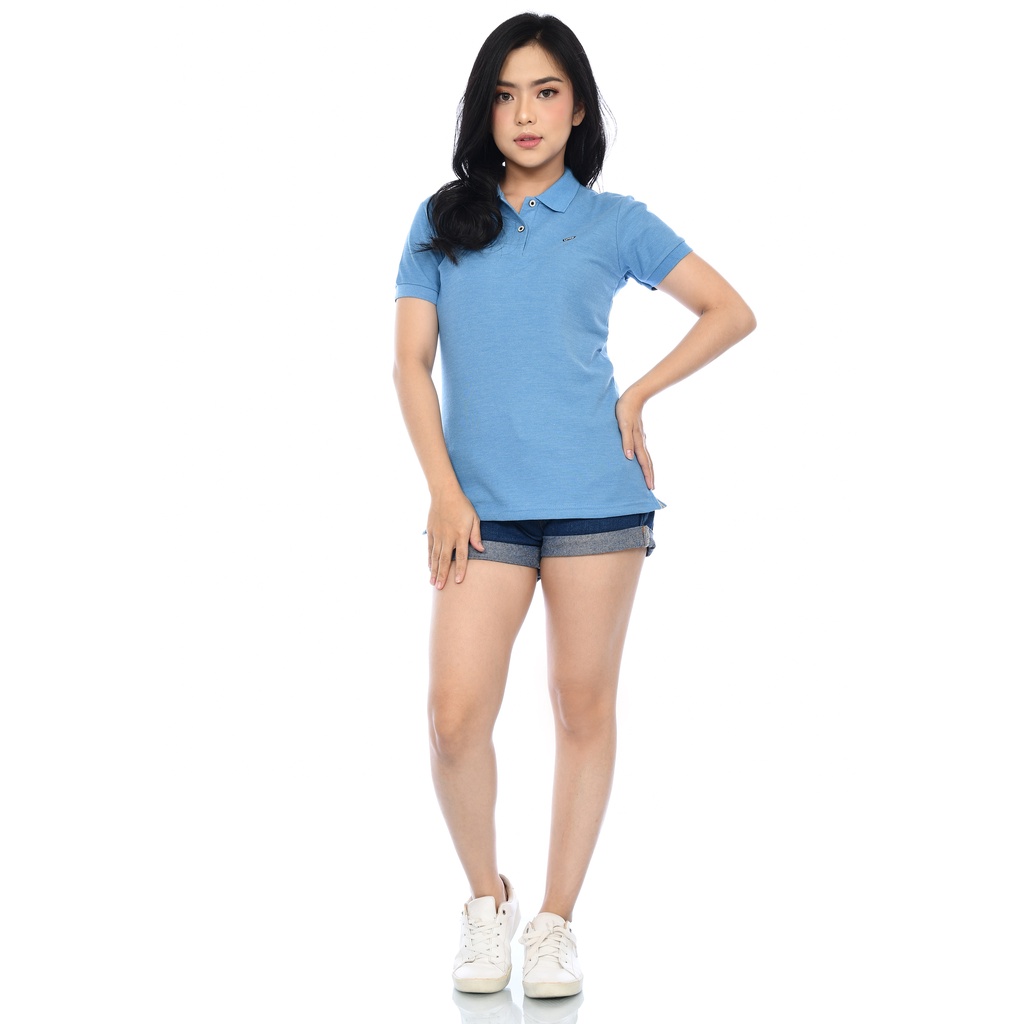 Kaos Kerah Levis | Kaos Cewek | Turquoise