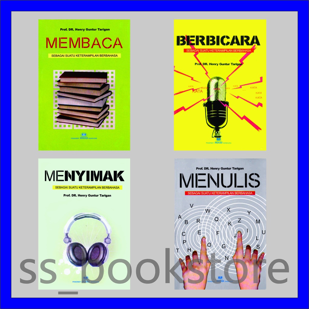 Jual Satu Paket Buku Henry Guntur Tarigan Berbicara Membaca Menyimak