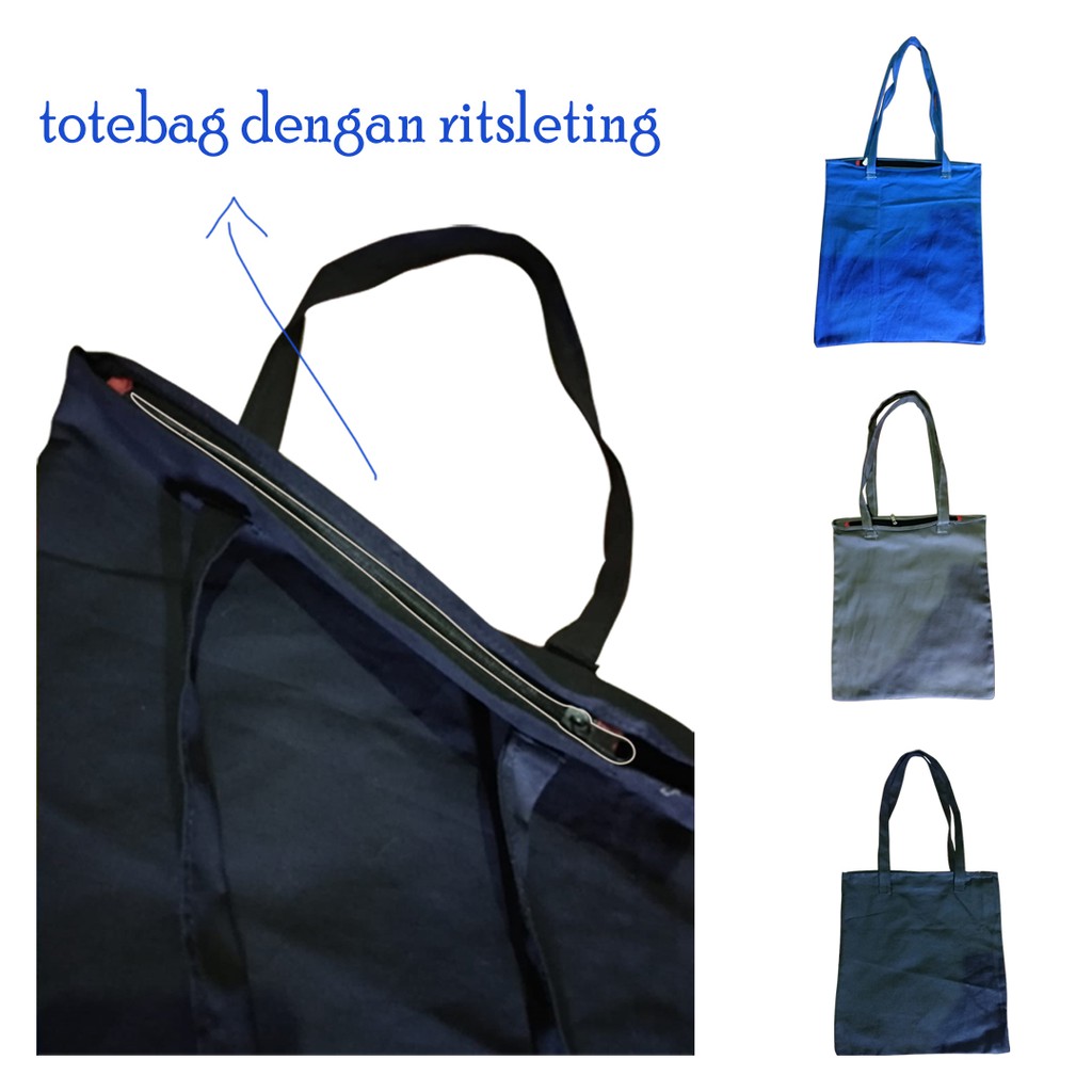 TOTE BAG CANVAS POLOS RESLETING