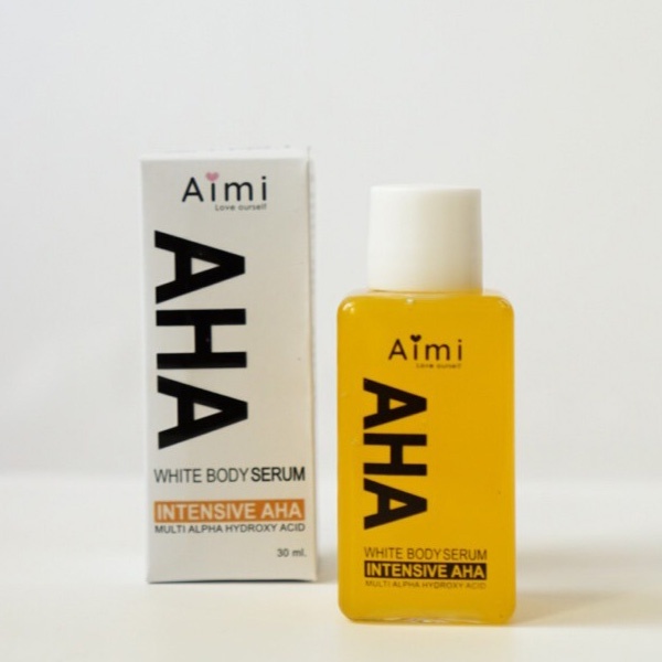 Serum Pemutih Badan Aimi Aha White Body Serum Bpom by Aimi