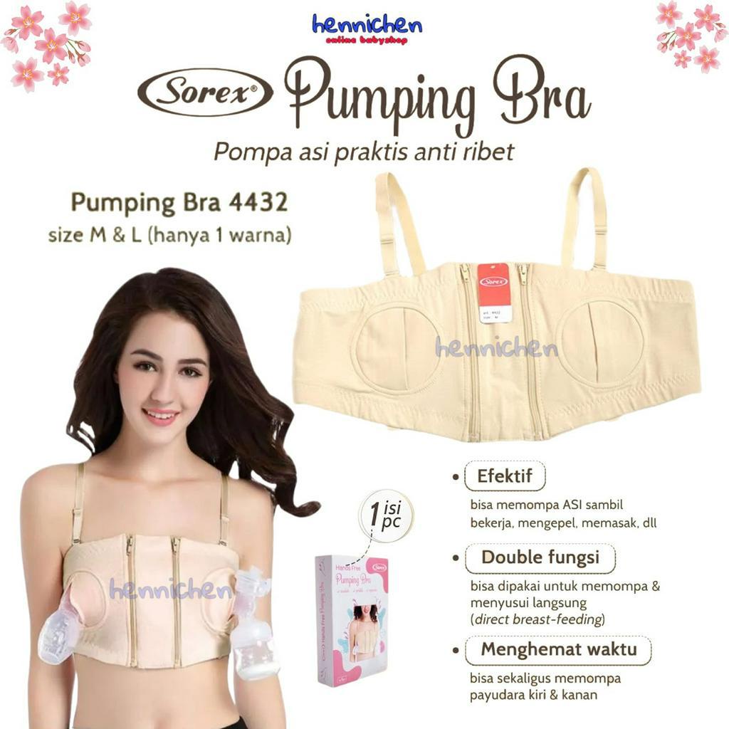 Sorex 4432 Hands Free Pumping Bra BH Menyusui untuk Pompa Asi Sorex BH Menyusui 4432