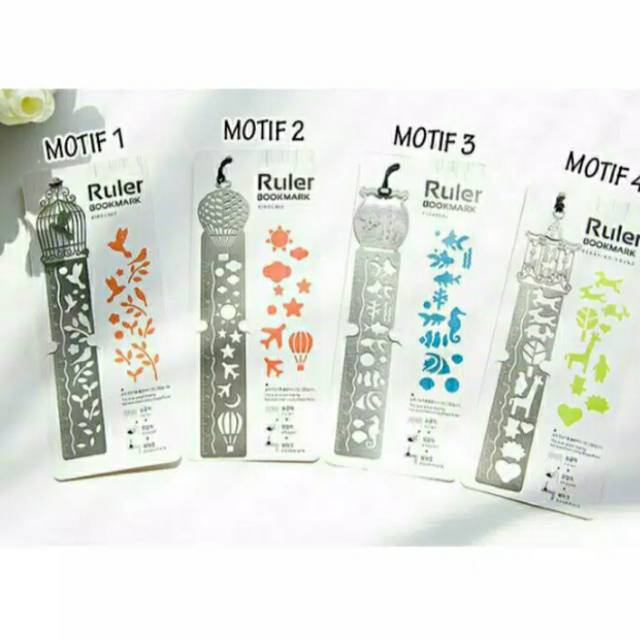

Ruler Bookmark (Penggaris pembatas buku )