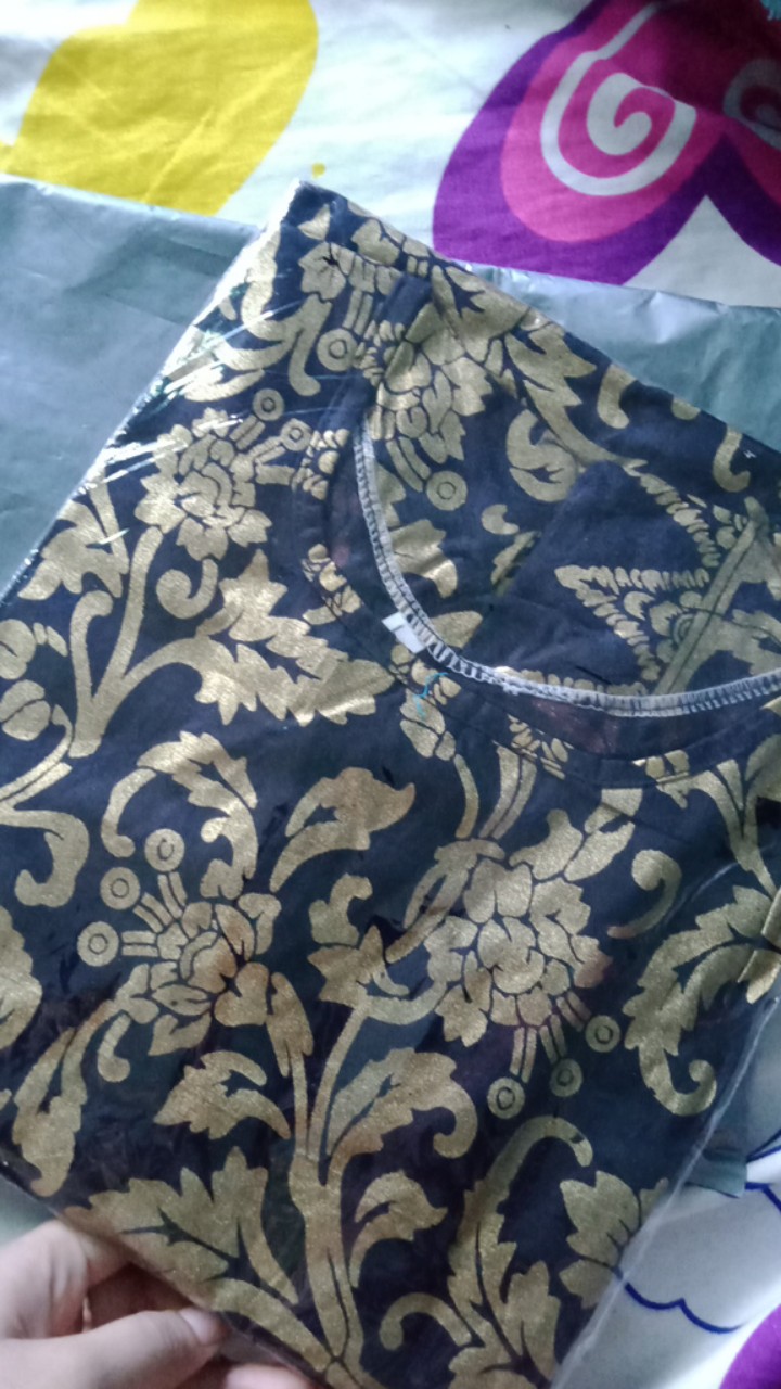 Batik Couple Keluarga Sania Ruffle Ori Ndoro Jowi Dnt Prada Bakung