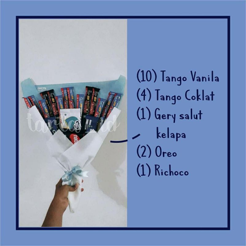 

Buket Snack Biru 35ribu/Gift Box Unik Sidoarjo