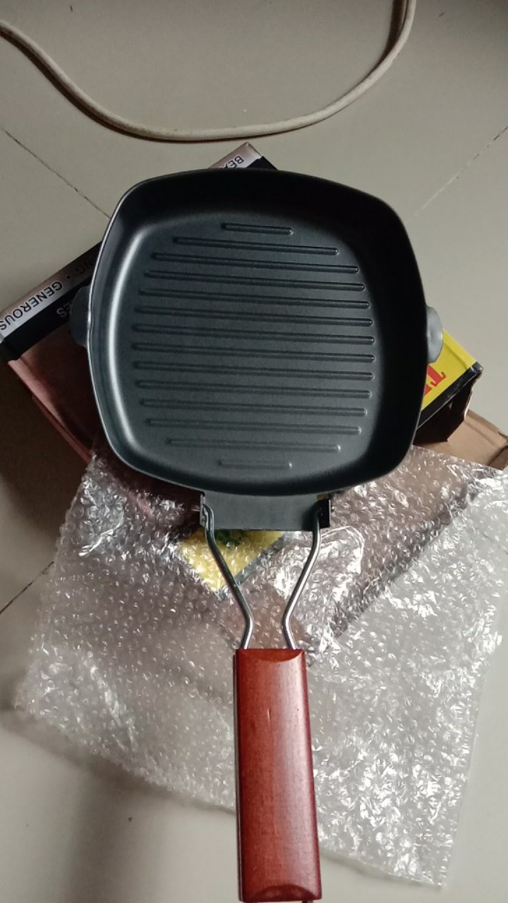 Square Grill /wajan Panggang Lipat/wajan Ato Teplon Lipat