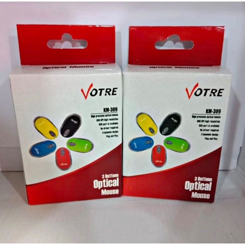 USB Mouse VOTRE KM 309 / Mouse Kabel / Mos komputer