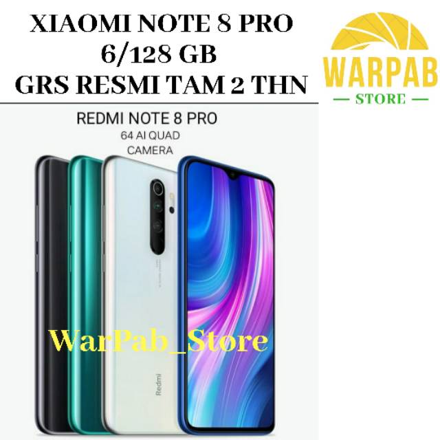 Hp Xiaomi Redmi Note 8 Pro 6 128 Gb Xiomi Mi Not 8 Pro Ram 6gb Rom 128gb Garansi Resmi Tam Shopee Indonesia