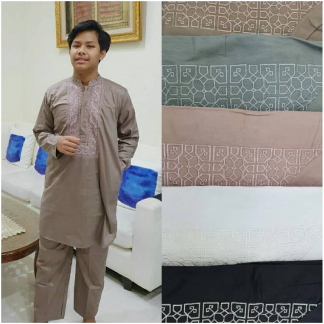 BAJU PAKISTAN/ SETELAN PRIA/ BAJU PAKISTAN BORDIR/ BAJU KOKO SETELAN AULIABYHARIS