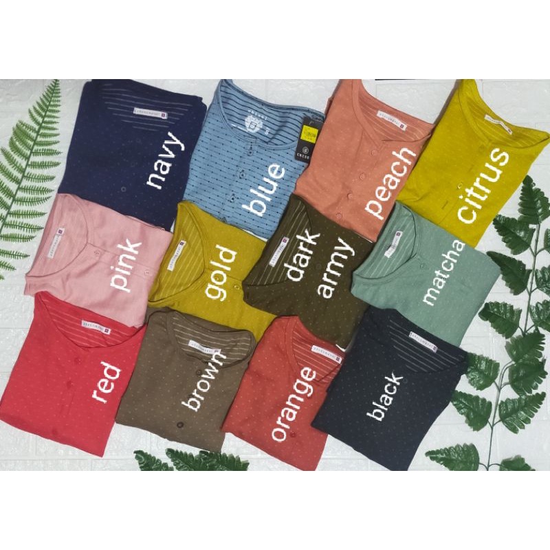 Phenomenal/Chisel busui lengan panjang motif bintik/polkadot