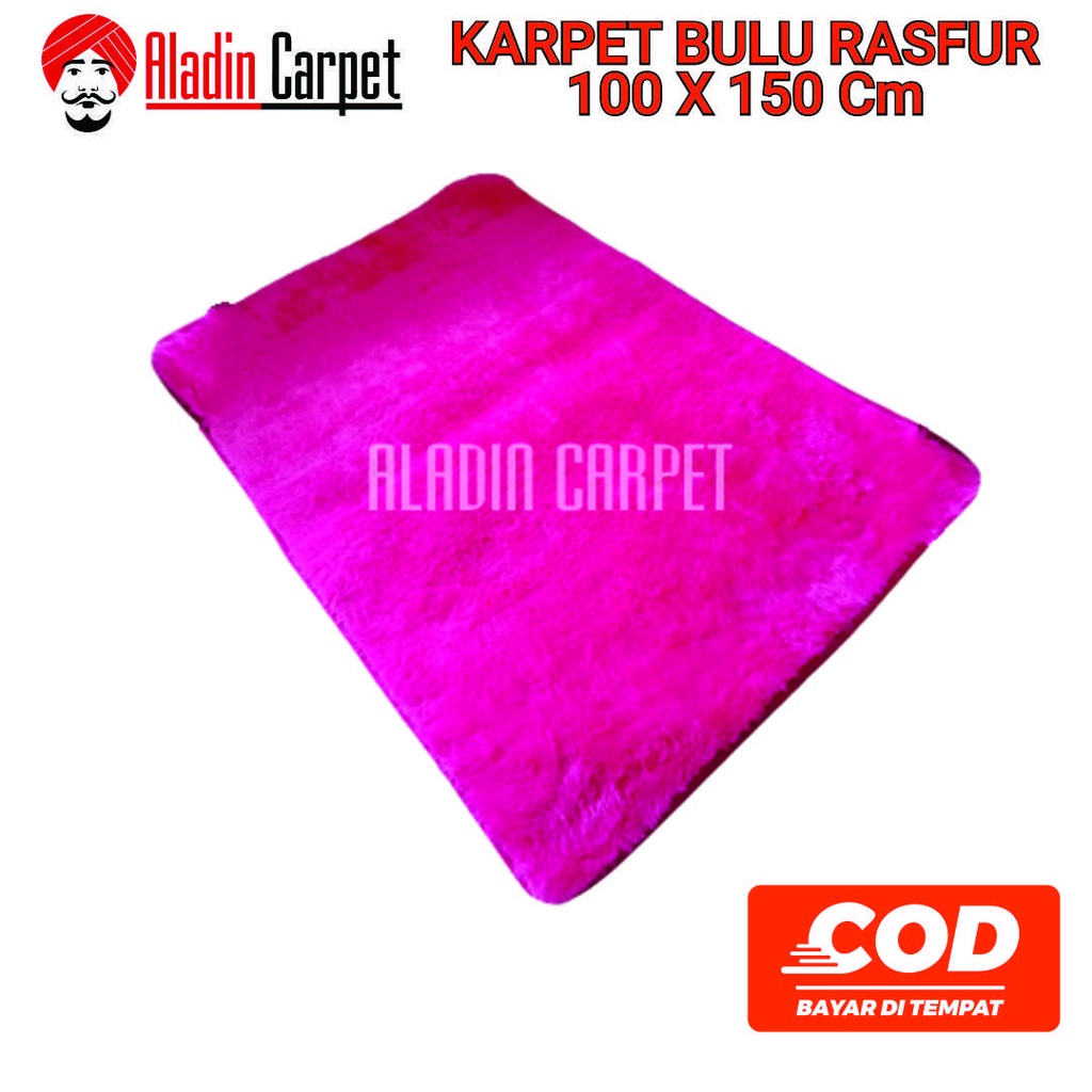 Karpet Bulu Rasfur Uk 150x100x2.5cm