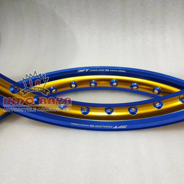 Velg velek pelek DFT thailand 2Tone twotone tuton 1.40 1.40 ring 17 1set sepasang 2pcs