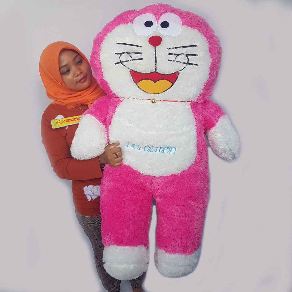 MAINAN ANAK ANAK TERBARU Boneka Doraemon Jumbo Berdiri 1m Bulu Rasfur