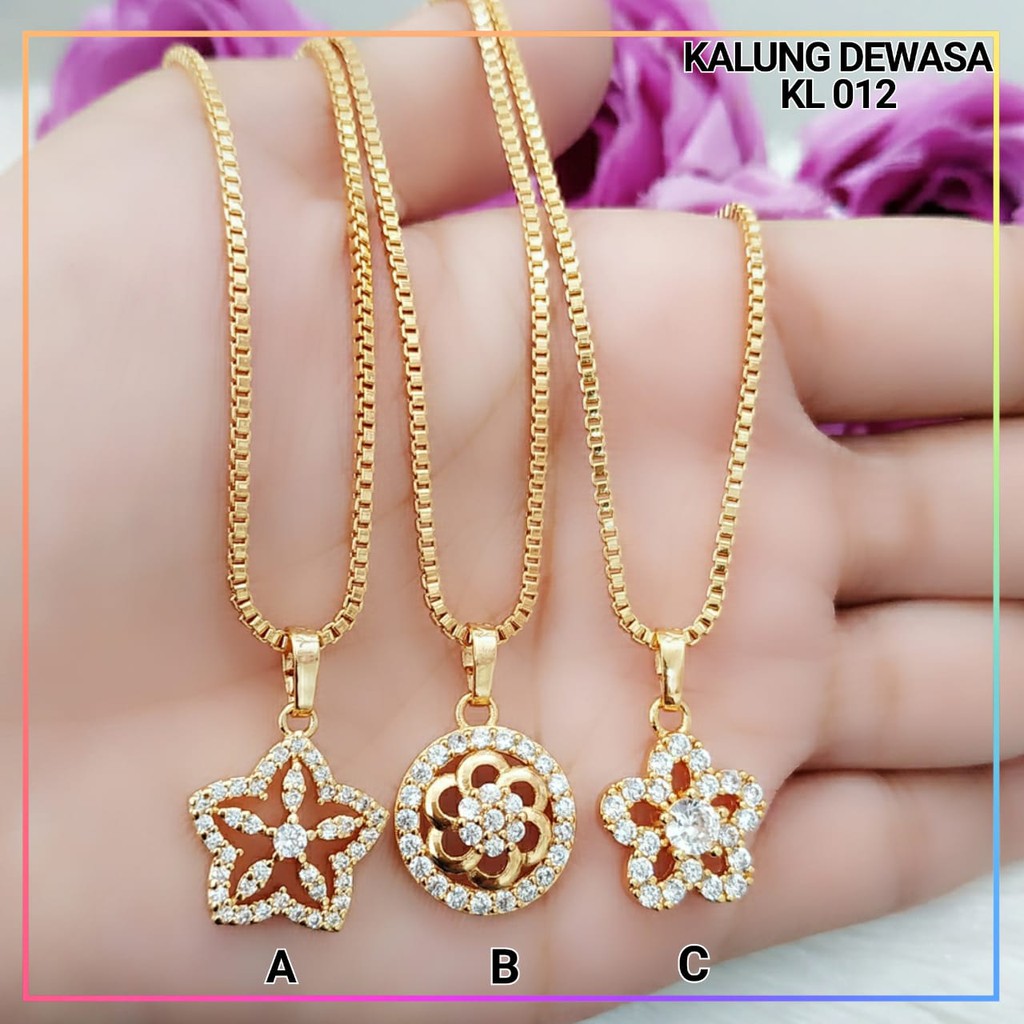 Kalung xuping kalung dewasa lapis emas gold KL 012