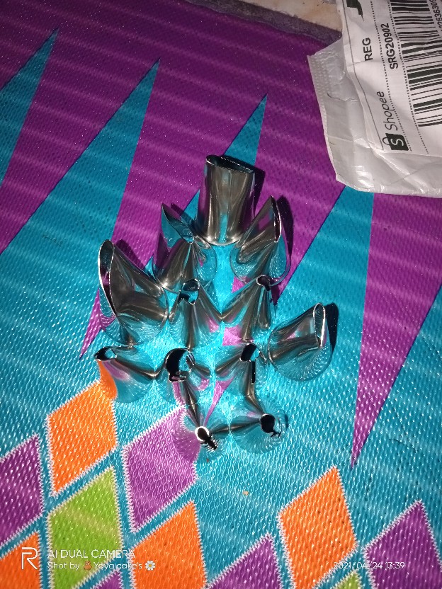 7pcs Spuit Piping Icing Untuk Dekorasi Kue / Cupcake