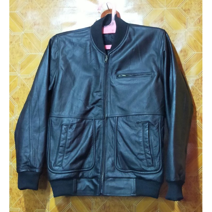 jaket kulit asli model bomber jaket kulit domba asli