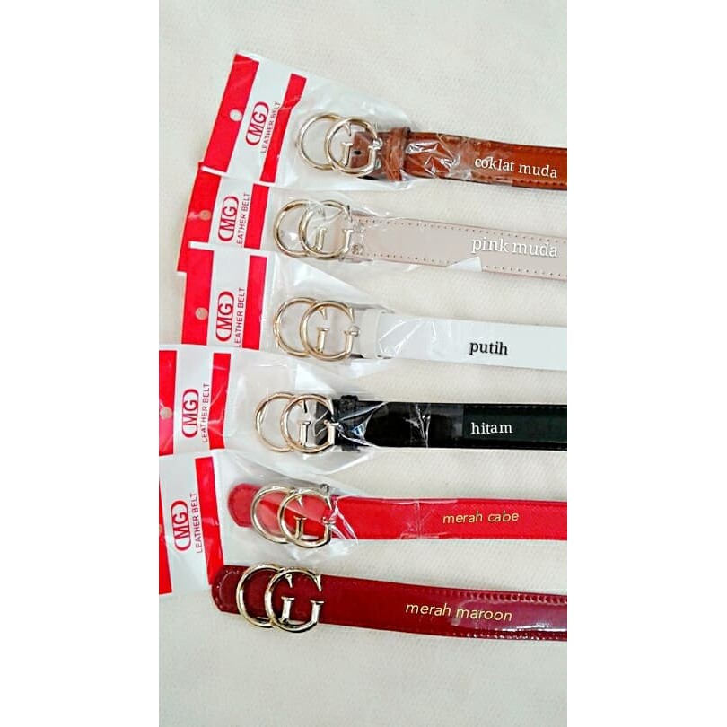 Gesper wanita model GUCCI.sabuk ikat pinggang import.