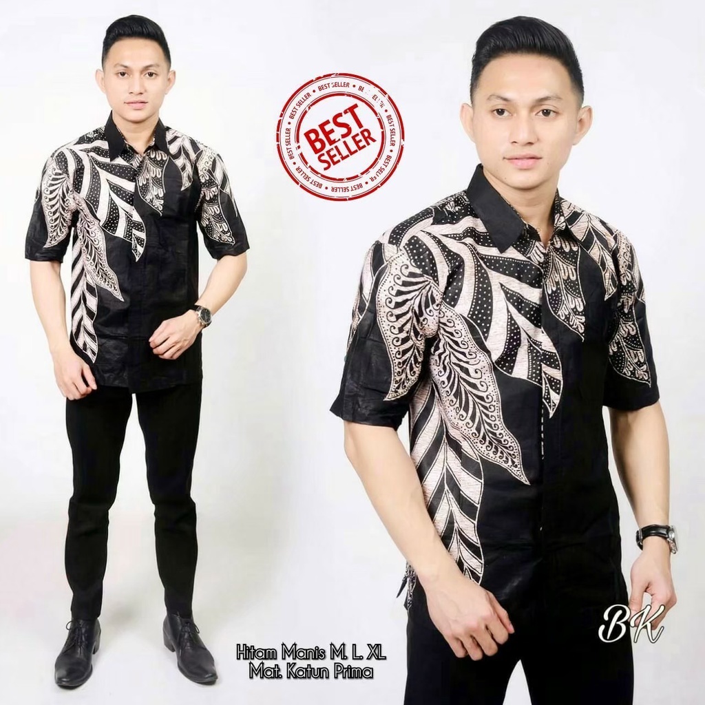 Kemeja Batik Lengan Pendek Hits l Kemeja Batik Kekinian l Kemeja Batik Kondangan Termurah