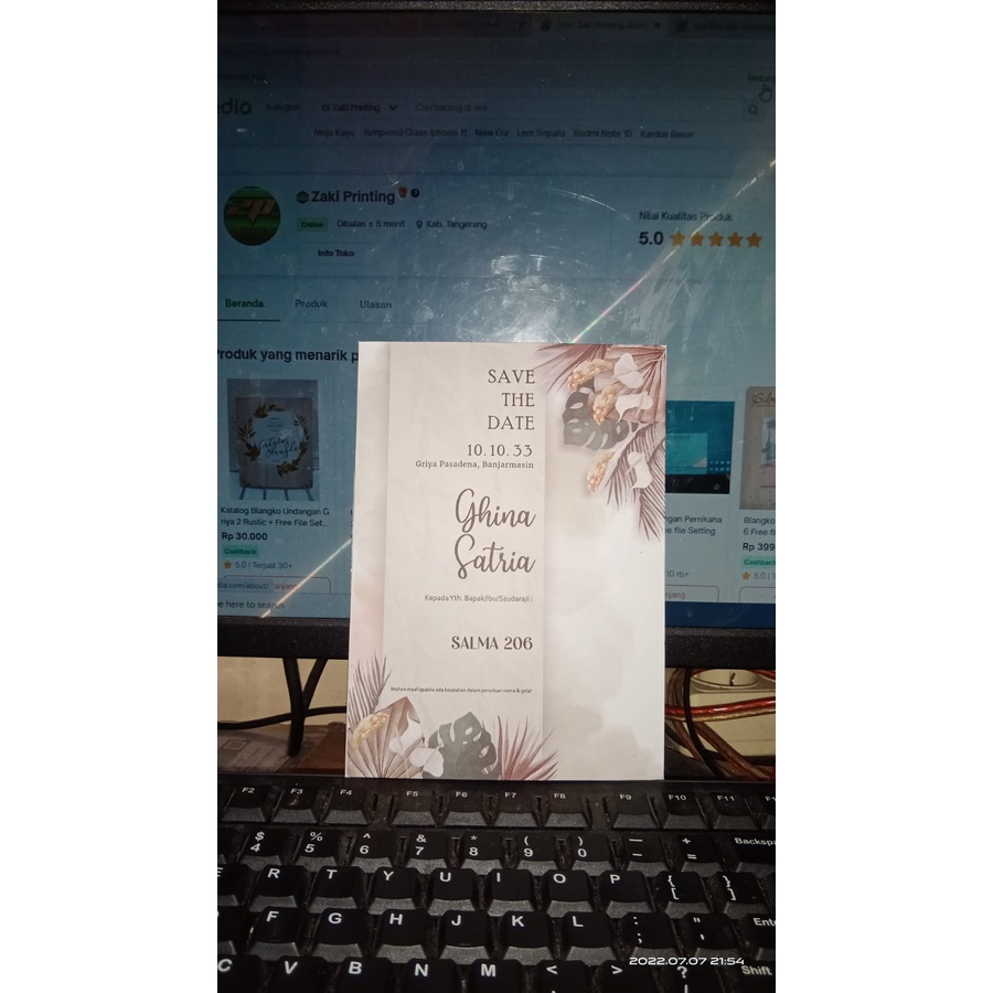 

Blangko undangan Salma 206 Free file setting