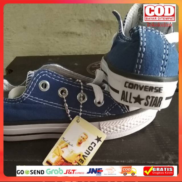 Sepatu Converse Anak Warna Biru Bca/Birel Biru Elektrik / Sepatu Anak Laki-laki / Sneakers Anak / Sepatu Sekolah Anak