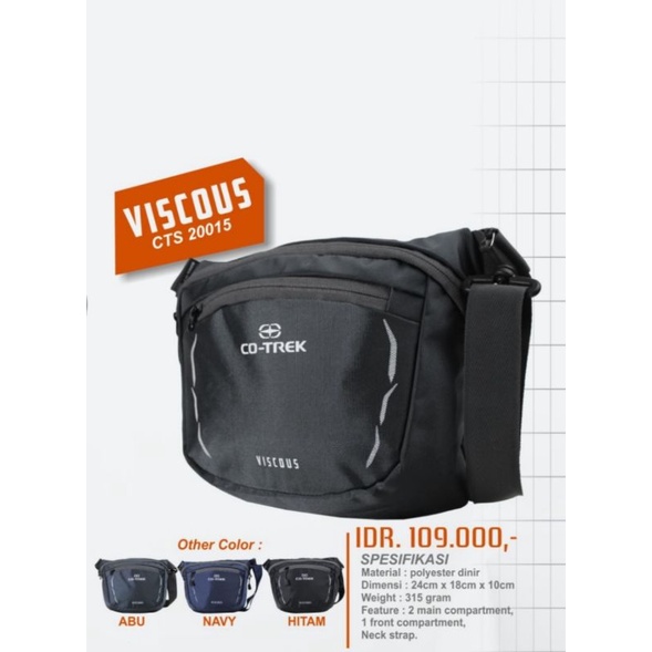 Tas slempang outdoor hiking original Co-trek Viscous