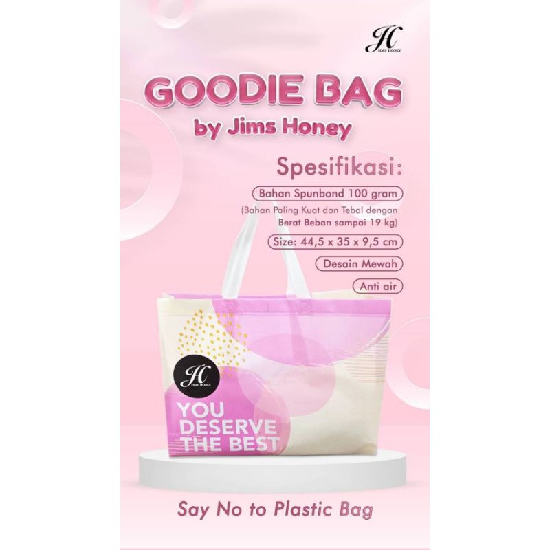 

Goodie bag pink tas belanja murah
