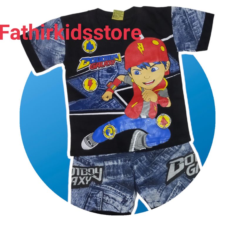 STELAN ANAK MOTIF LEVIS KARAKTER BOBOIBOY