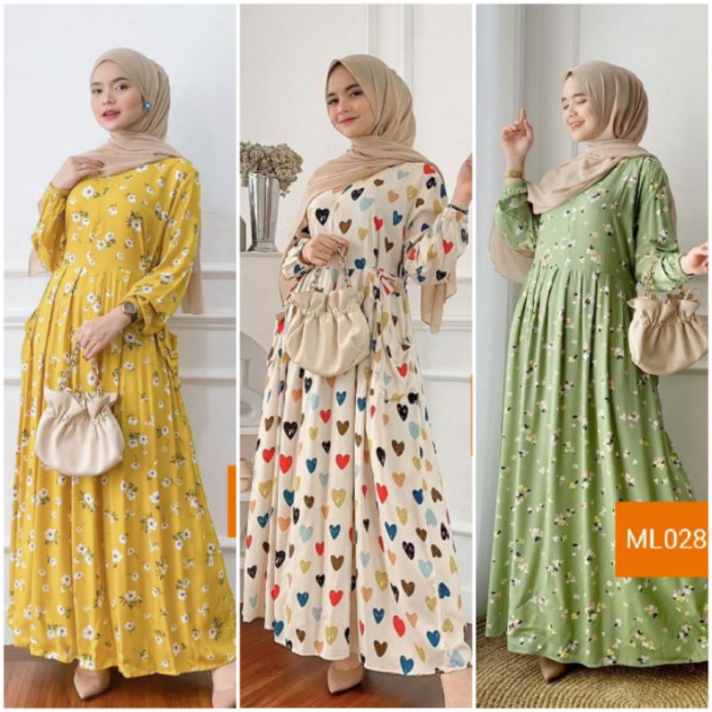 BISA COD GAMIS MILEA MAILEA DRESS HOMEDRESS KATUN RAYON VISCOSE BUSUI JUMBO OOTD HITS VIRAL KEKINIAN