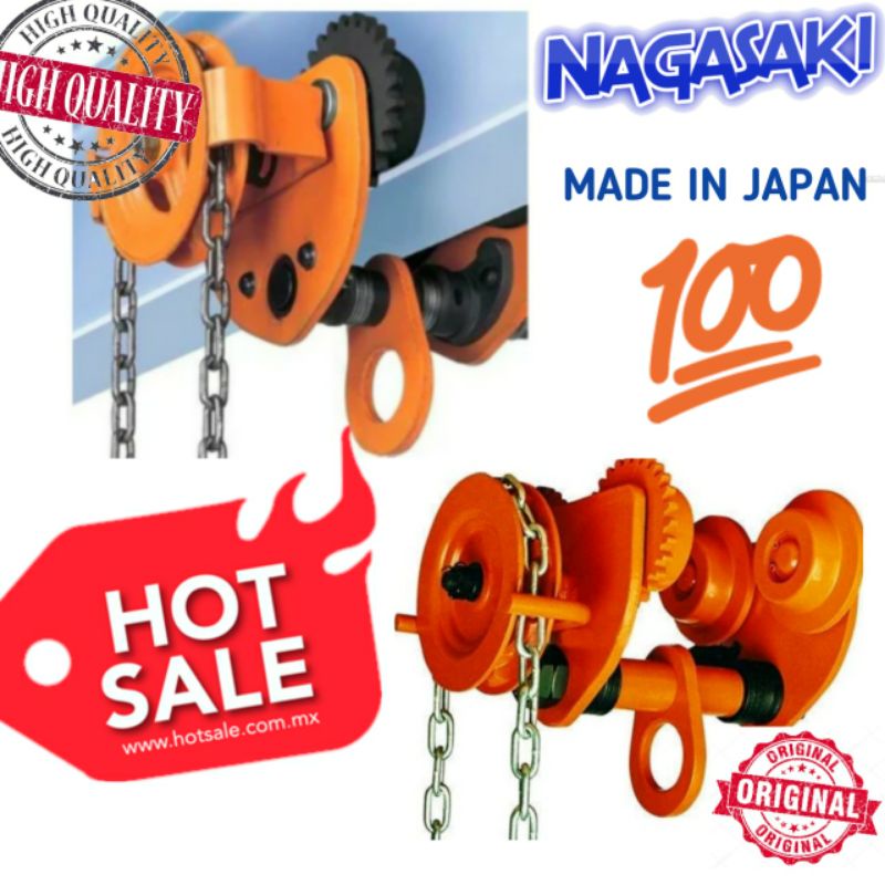 Gear Trolley 2 Ton x 3 meter NAGASAKI