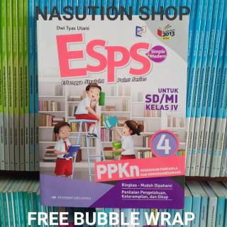 Buku ESPS PPKN kelas 4 SD K13 Revisi Erlangga