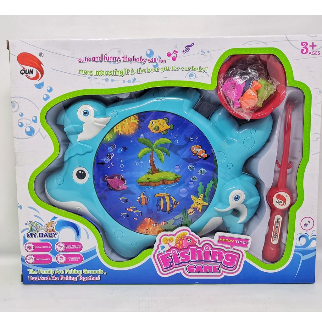 Mainan Pancing Ikan Fishing Game Pancingan Ikan Mainan Musik