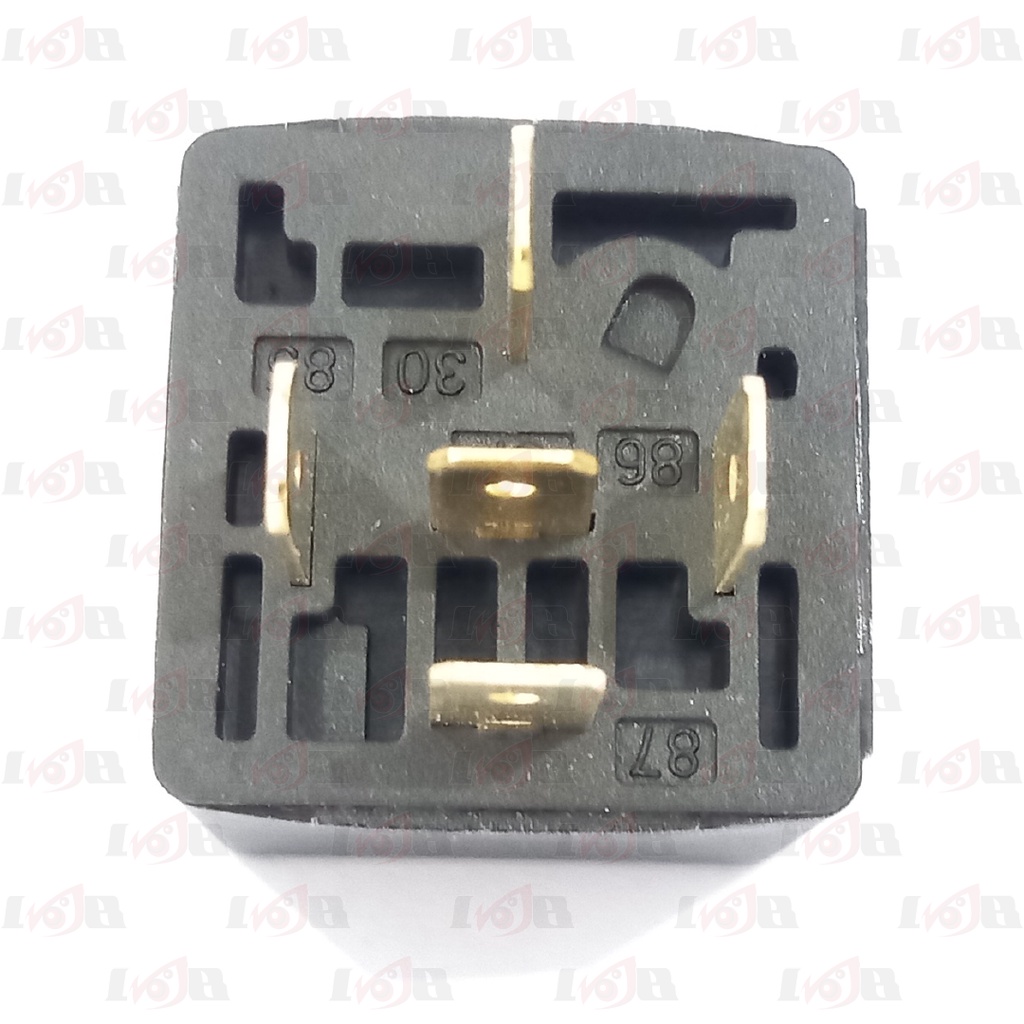 Relay Bosch 12v Kaki 5 Pin 30a Rellay Original Asli Relai Motor Mobil