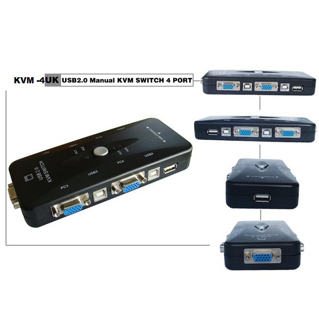 KVM Switch 4-PORT - USB