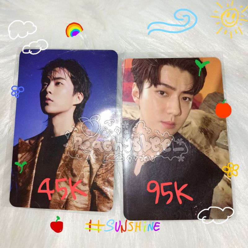 PC photocard Sehun DFTF PB 1 & AR PC XIUMIN