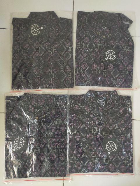 Dgm Fashion   Kemeja Lengan Pendek Batik Songket/batik Songket/batik Pria/kemeja Batik 6087