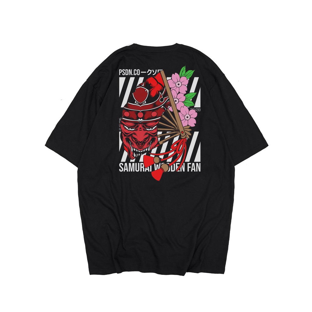 PSDN.CO T-Shirt "Samurai wooden fan"