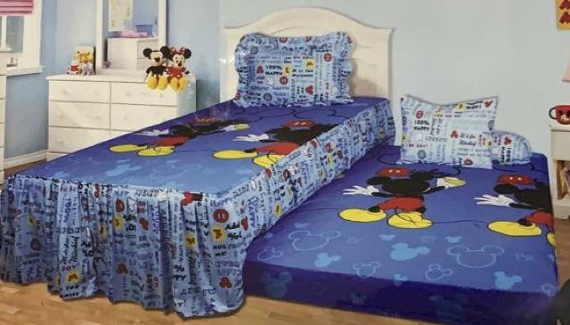 Sprei All New My Love 2in1 Duo 120x200 Tinggi 30 Whale Tikus Dino Cat Leaf Single 120 T30 Sp Sorong